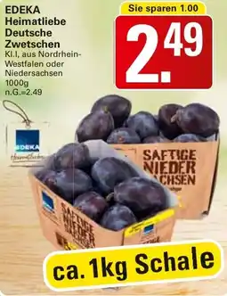 WEZ EDEKA Heimatliebe Deutsche Zwetschen Angebot
