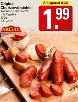 WEZ Original Chorizowürstchen Angebot