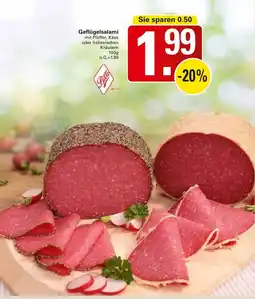 WEZ Geflügelsalami Angebot