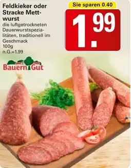 WEZ Feldkieker oder Stracke Mettwurst Angebot