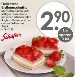 WEZ Delikatess Erdbeerschnitte Angebot