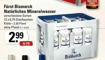 Edeka Fürst Bismarck Natürliches Mineralwasser Angebot