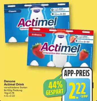 WEZ Danone Actimel Drink Angebot