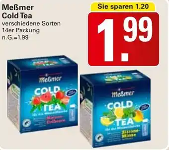 WEZ Meẞmer Cold Tea Angebot