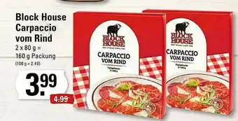 Edeka Block House Carpaccio Vom Rind Angebot