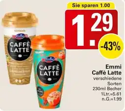 WEZ Emmi Caffè Latte Angebot