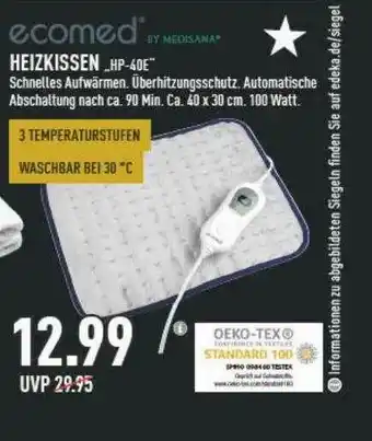 Edeka Ecomed Heizkissen „hp-40e“ Angebot
