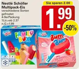 WEZ Nestlé Schöller Multipack-Eis Angebot