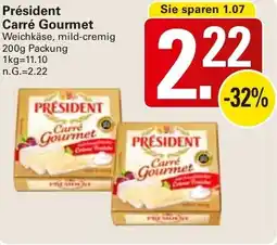 WEZ Président Carré Gourmet Angebot