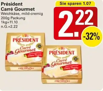 WEZ Président Carré Gourmet Angebot