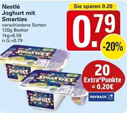 WEZ Nestlé Joghurt mit Smarties Angebot