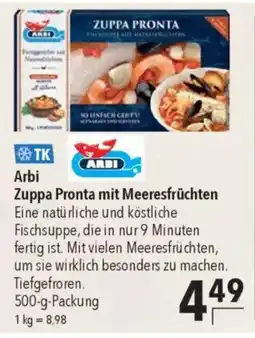 CITTI Markt Arbi Zuppa Pronta mit Meeresfrüchten Angebot