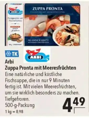 CITTI Markt Arbi Zuppa Pronta mit Meeresfrüchten Angebot
