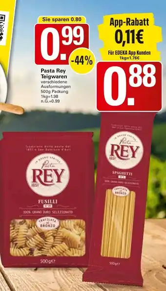WEZ Pasta Rey Teigwaren Angebot