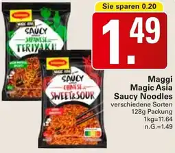 WEZ Maggi Magic Asia Saucy Noodles Angebot
