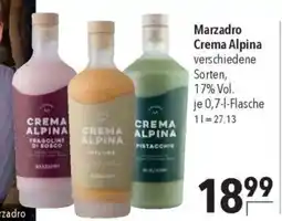 CITTI Markt Marzadro Crema Alpina Angebot