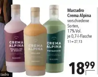 CITTI Markt Marzadro Crema Alpina Angebot