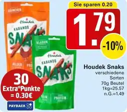 WEZ Houdek Snaks Angebot