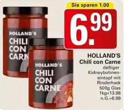 WEZ HOLLAND'S Chili con Carne Angebot