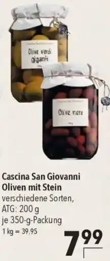 CITTI Markt Cascina San Giovanni Oliven mit Stein Angebot