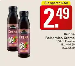 WEZ Kühne Balsamico Creme Angebot