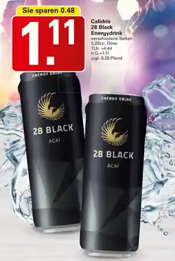 WEZ Calidris 28 Black Energydrink Angebot