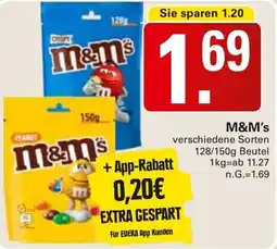 WEZ M&M's Angebot