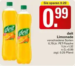 WEZ deit Limonade Angebot