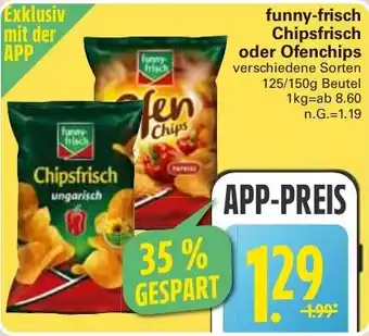 WEZ funny-frisch Chipsfrisch oder Ofenchips Angebot