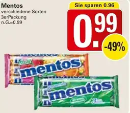 WEZ Mentos Angebot