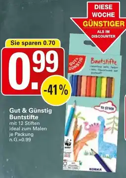WEZ Gut & Günstig Buntstifte Angebot