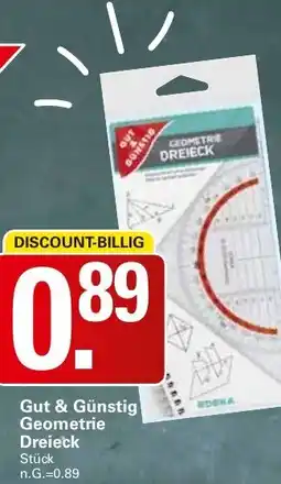 WEZ Gut & Günstig Geometrie Dreieck Angebot