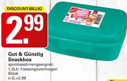 WEZ Gut & Günstig Snackbox Angebot