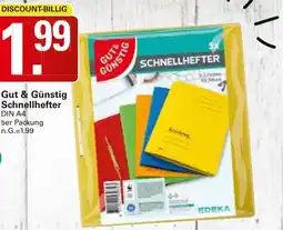 WEZ Gut & Günstig Schnellhefter Angebot