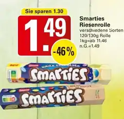 WEZ Smarties Riesenrolle Angebot