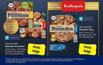 Aldi Süd Original Wagner Steinofen Piccolinis Angebot