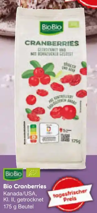 Netto Marken-Discount Biobio bio cranberries Angebot