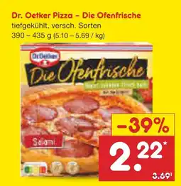 Netto Marken-Discount Dr. oetker pizza – die ofenfrische Angebot