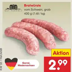 Netto Marken-Discount Gut ponholz bratwürste Angebot