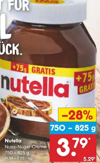 Netto Marken-Discount Nutella nuss-nugat-creme Angebot