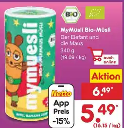 Netto Marken-Discount Bio-müsli Angebot