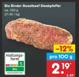 Netto Marken-Discount Bio rinder-roastbeef steakpfeffer Angebot
