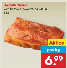 Netto Marken-Discount Holzfällersteaks Angebot