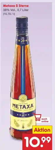 Netto Marken-Discount Metaxa 5 sterne Angebot