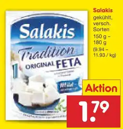 Netto Marken-Discount Salakis tradition original feta Angebot