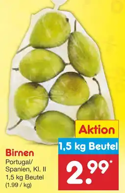 Netto Marken-Discount Birnen Angebot
