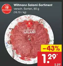 Netto Marken-Discount Wiltmann salami-sortiment Angebot