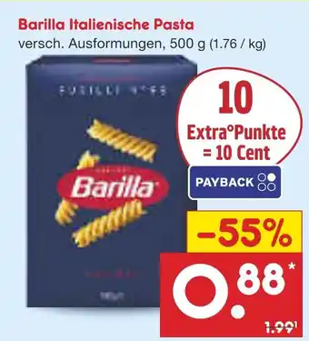 Netto Marken-Discount Barilla italienische pasta Angebot