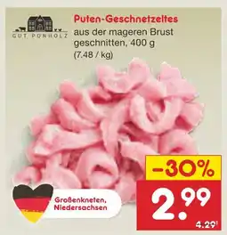 Netto Marken-Discount Gut ponholz puten-geschnetzeltes Angebot