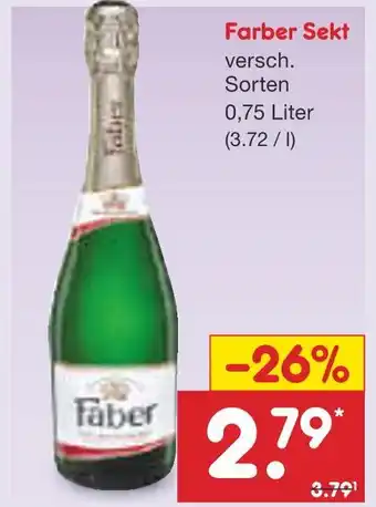 Netto Marken-Discount Faber faber sekt Angebot
